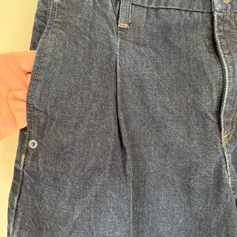 Banana Republic Luxe Mid Rise Straight Jeans Dark Wash - Picture 6 of 14